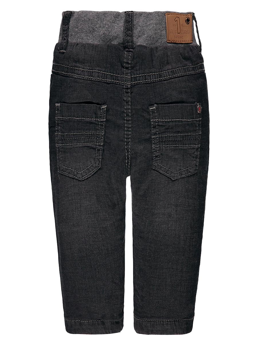 Spodnie jeansowe chłopięce, czarne, Kanz