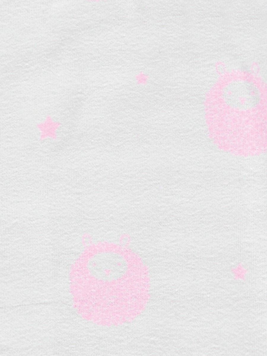 Czapka dwustronna dziewczęca, różowo-biała, Bellybutton
