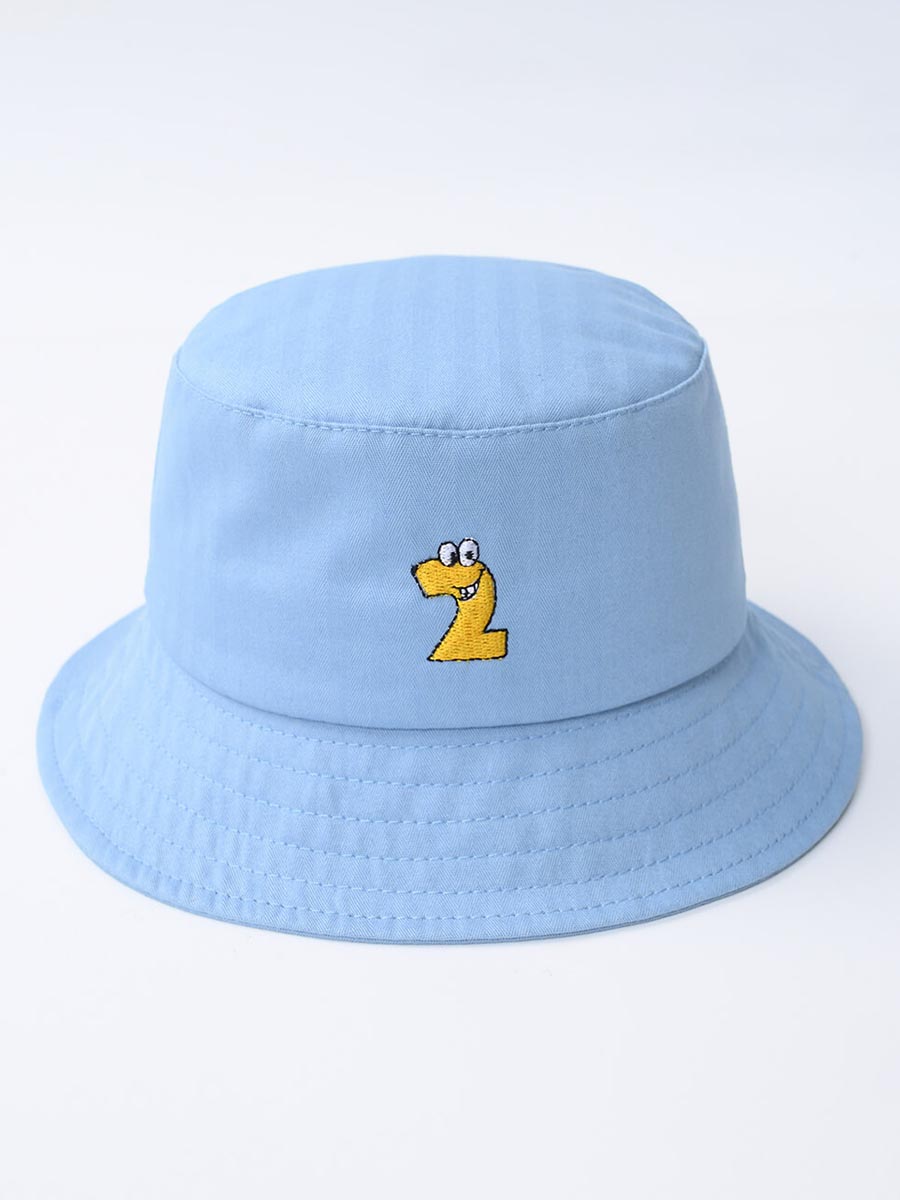 Dziecięcy kapelusz, niebieski, cyferka, Be Snazzy