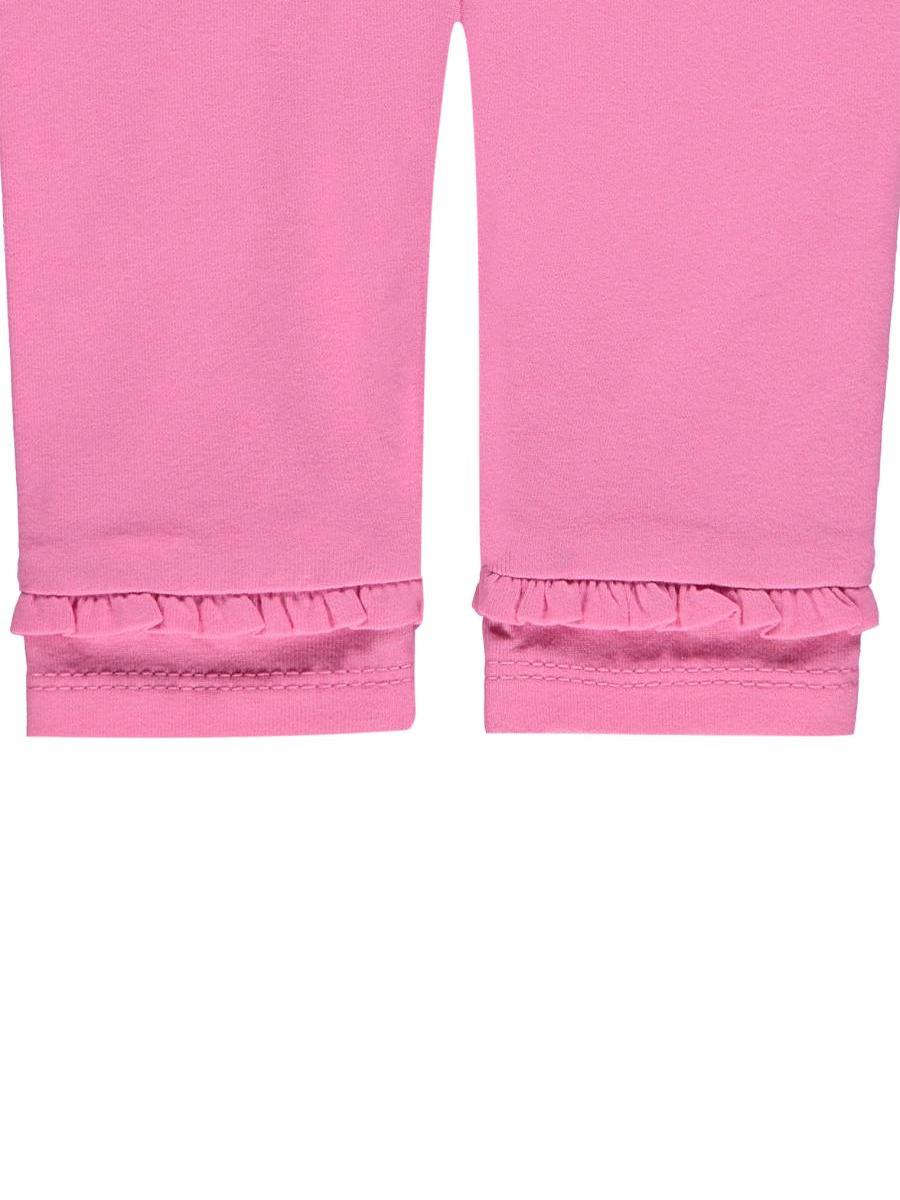 Dziewczęce różowe legginsy Kanz