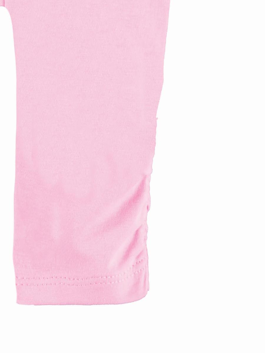 Dziewczęce różowe legginsy Kanz