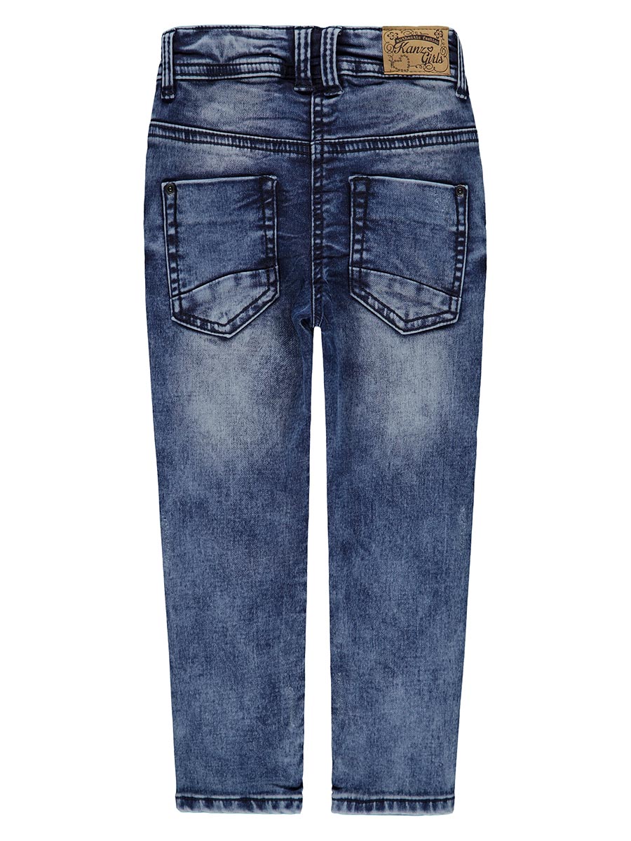 Spodnie jeansowe dziewczęce, denim, Kanz