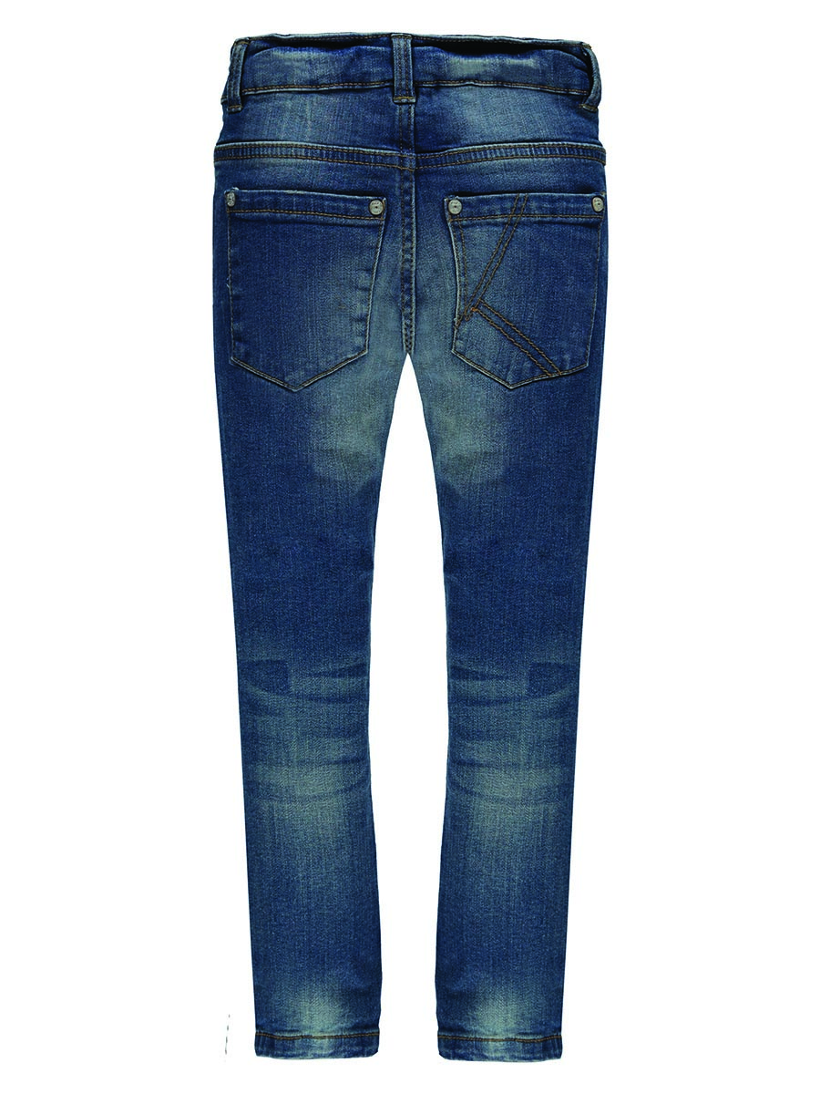 Chłopięce spodnie jeansowe z przetarciami Kanz