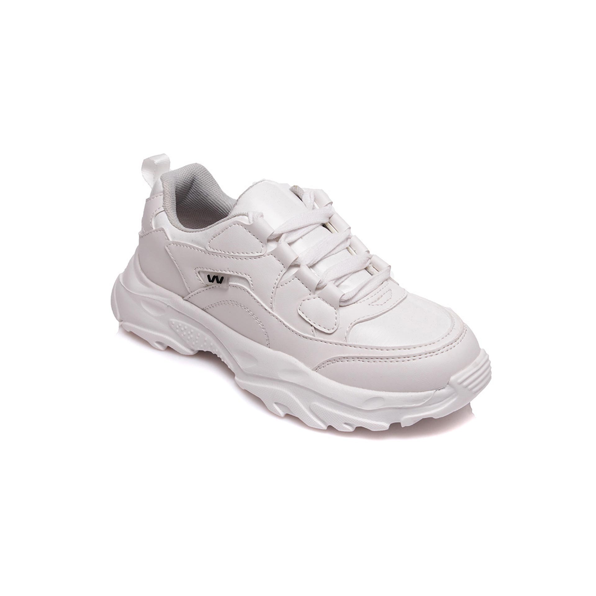 Buty sportowe dziewczęce, białe, Weestep