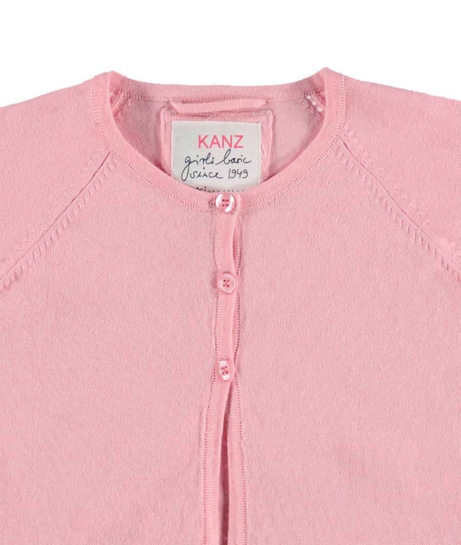 Dziewczęcy różowy sweterek Kanz