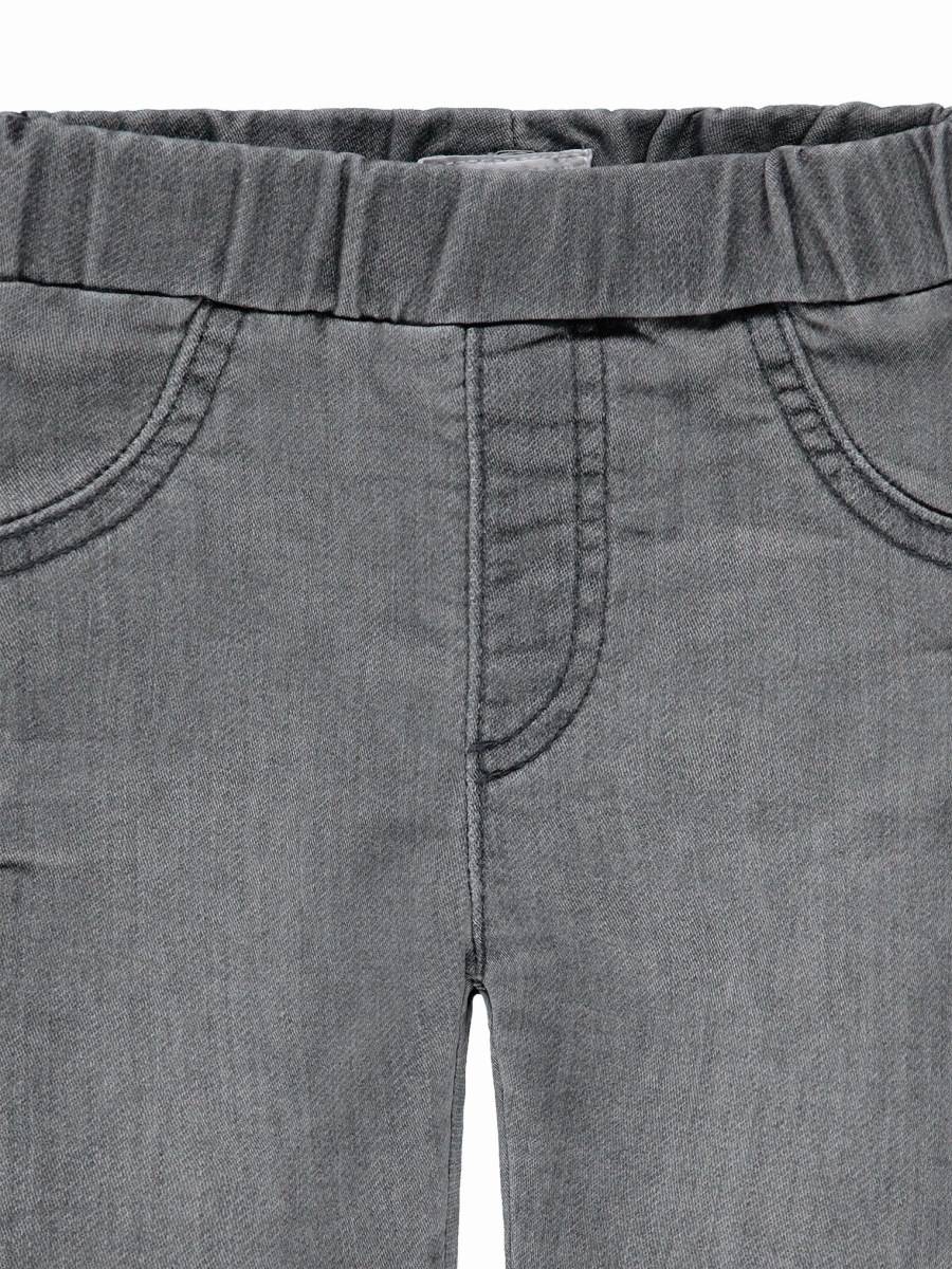 Spodnie jeansowe dziewczęce, szare, bellybutton