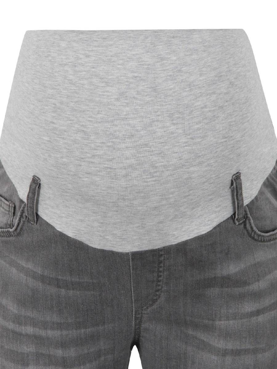 Spodnie jeansowe damskie, ciążowe, skinny, szare, Bellybutton