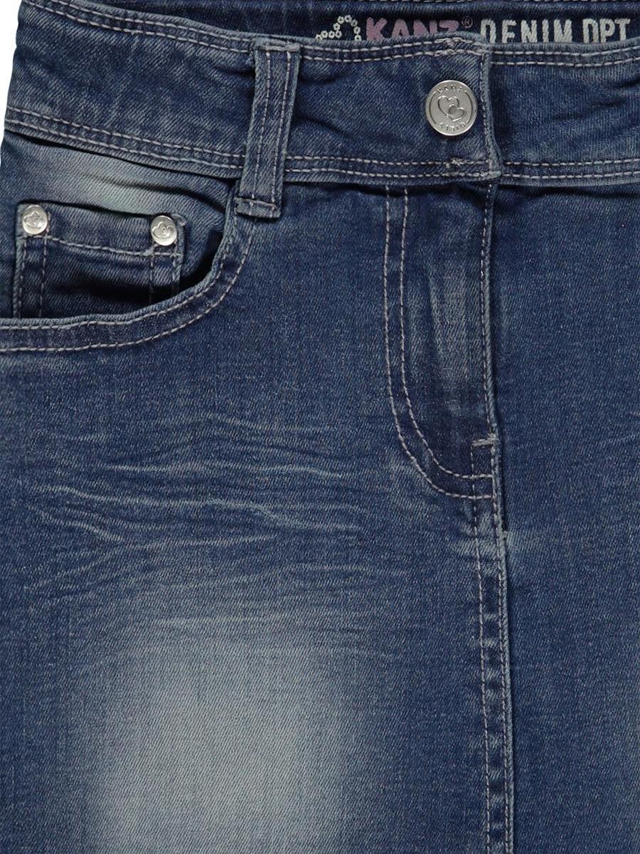 Spódnica jeansowa dziewczęca, denim, Kanz