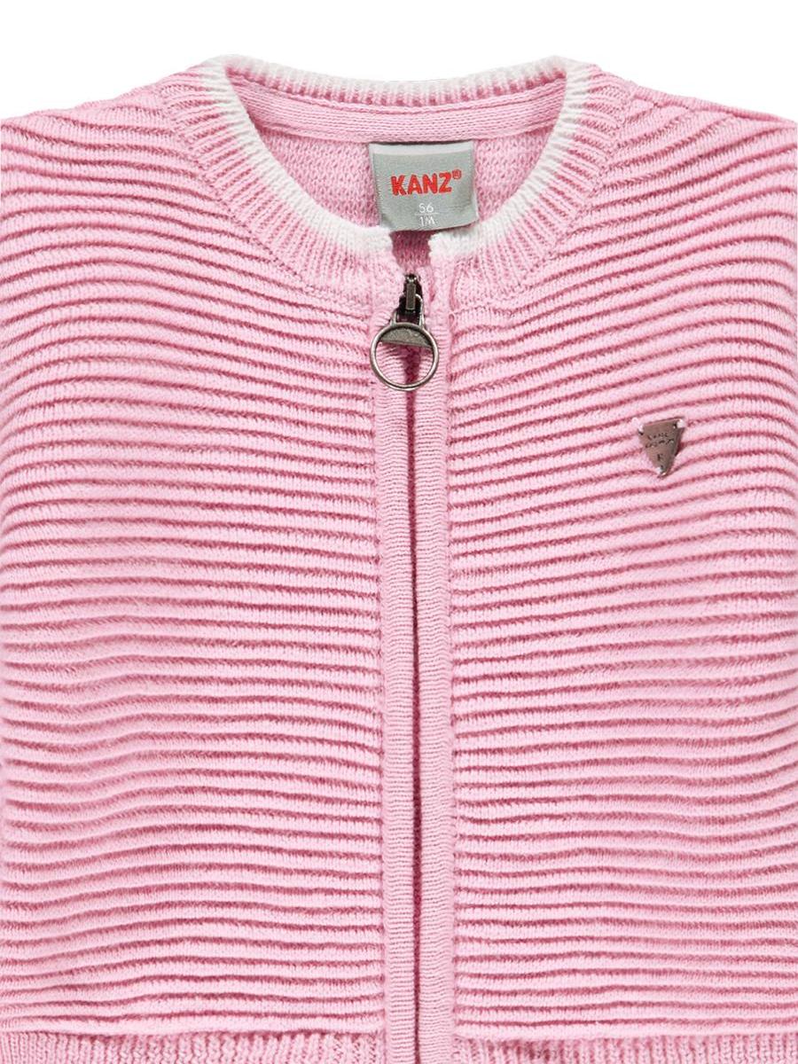 Niemowlęcy różowy sweterek marki Kanz